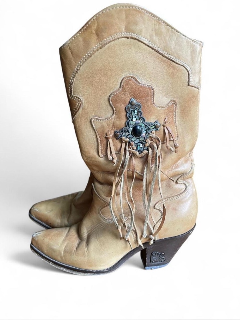 Vintage 70s Zodiac Western Boots